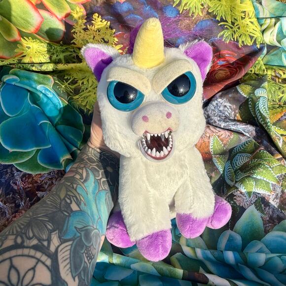 EUC Glenda Glitterpoop Feisty Pets Plush Toy Rare Collector's Edition - Picture 3 of 6